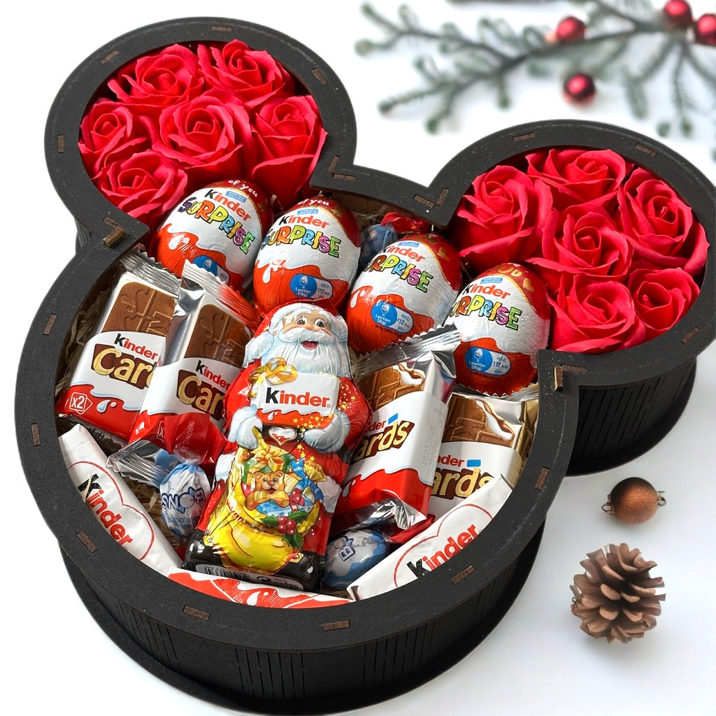 Christmas Mouse Wooden Gift Box