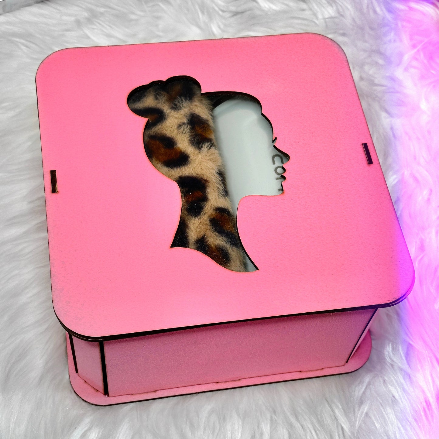 Pink gift box 20 cm
