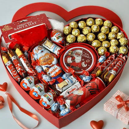Big Christmas Heart Gift Box