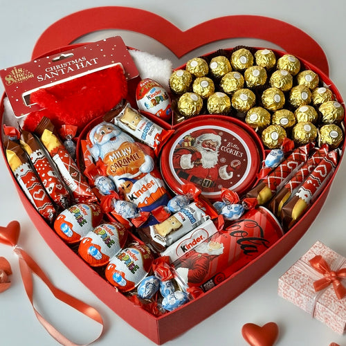 Big Christmas Heart Gift Box