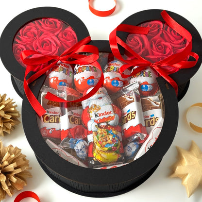 Christmas Mouse Wooden Gift Box