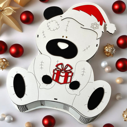 Set regalo di Natale Teddy Box 
