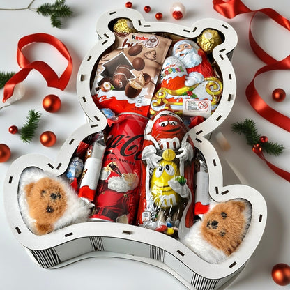 Set regalo di Natale Teddy Box 