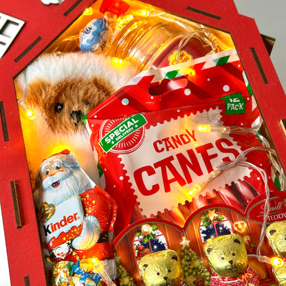 Weihnachtsbox-Haus-Geschenkset 