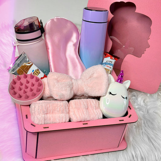 Pink gift box 25 cm