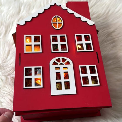 Weihnachtsbox-Haus-Geschenkset 
